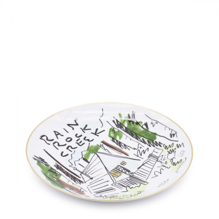 DESIGNER PLATE RAIN ROCK CREEK 2