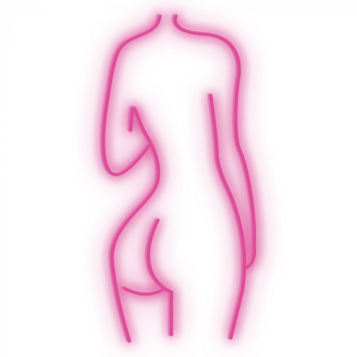 FUCHSIA LED NAKED BACK