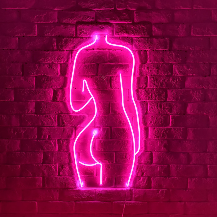 FUCHSIA LED NAKED BACK 2