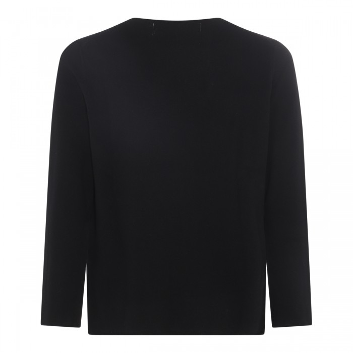 BLACK WOOL SWEATSHIRT 2