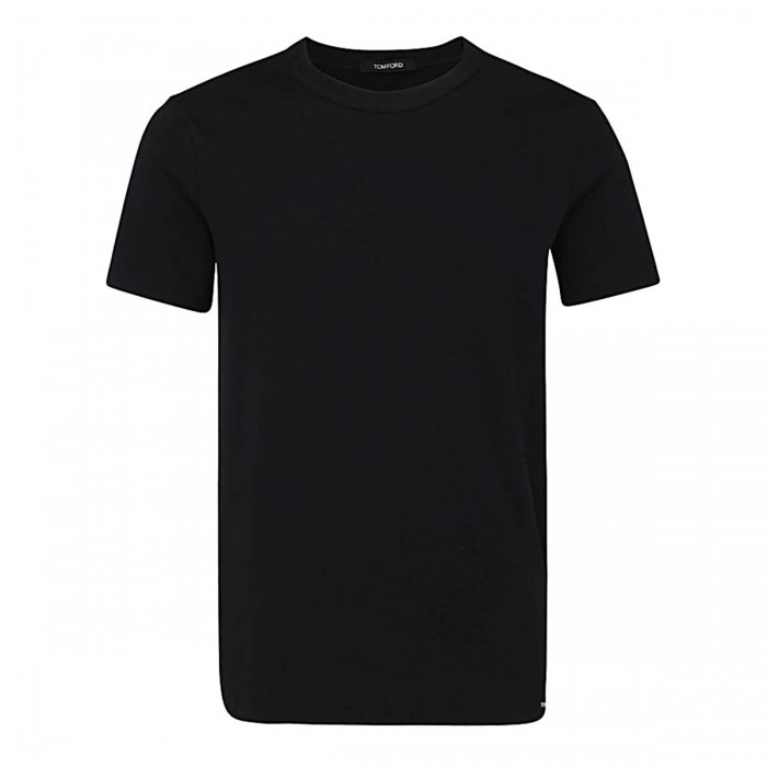 BLACK COTTON T-SHIRT