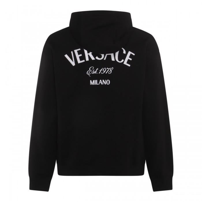 BLACK COTTON SWEATSHIRT 2