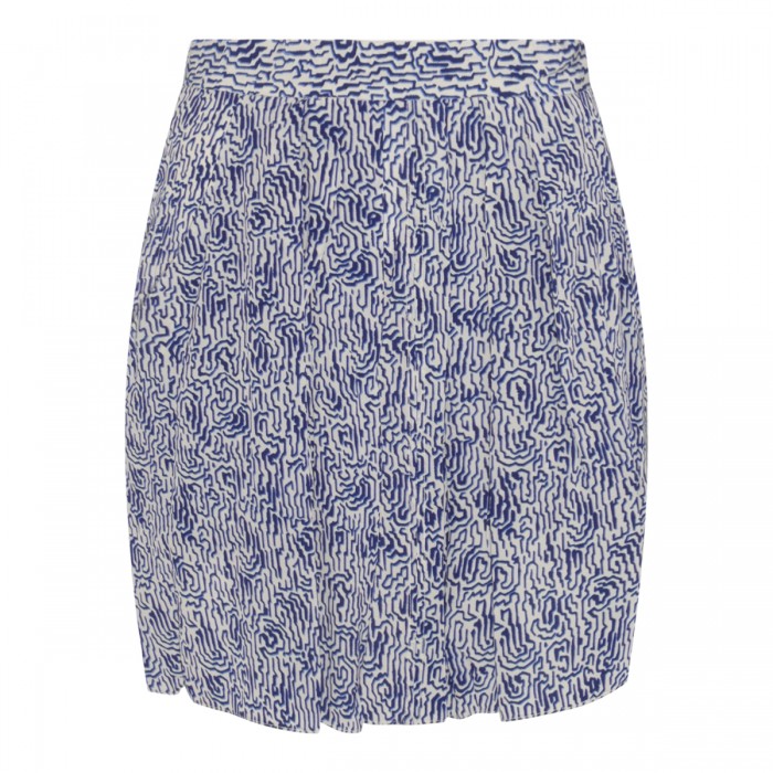 BLUE COTTON SKIRT