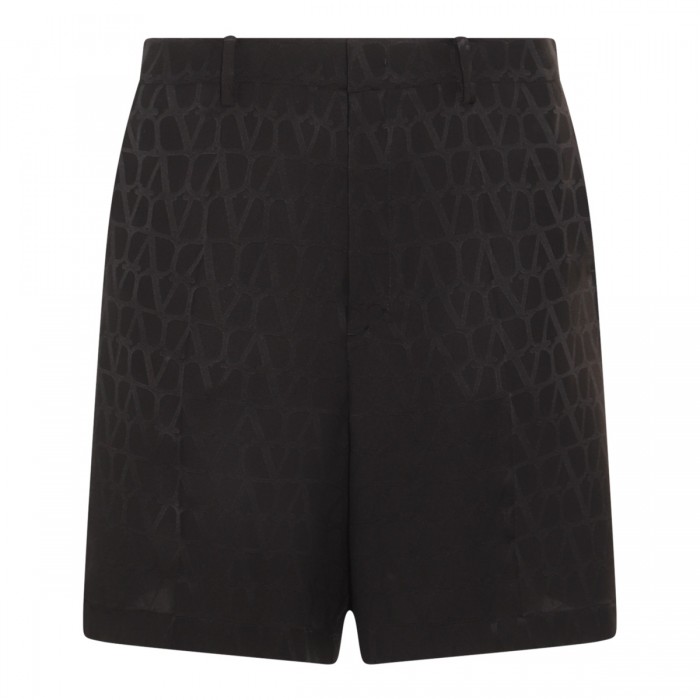 BLACK SILK SHORT