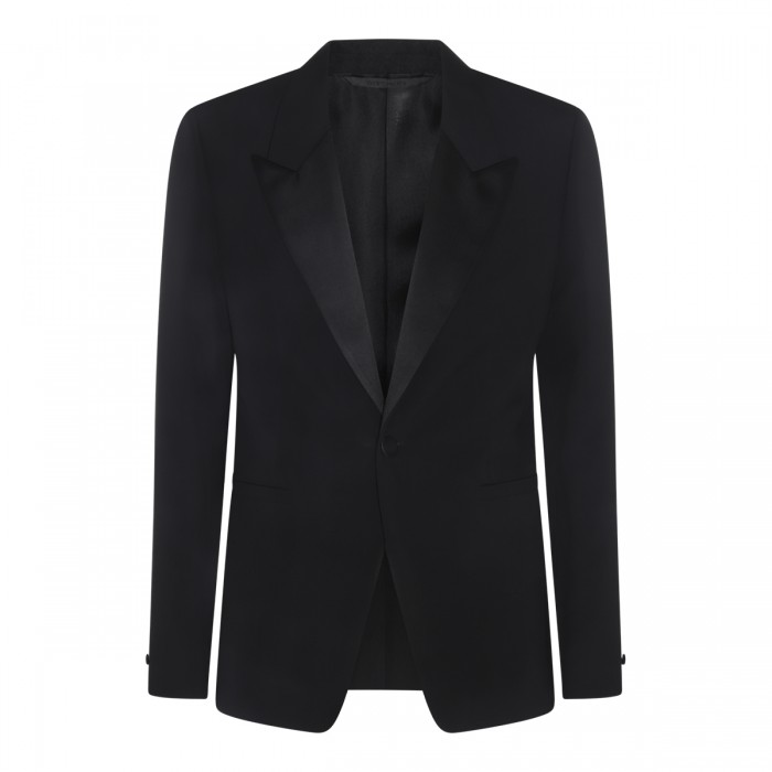 BLACK WOOL BLAZER