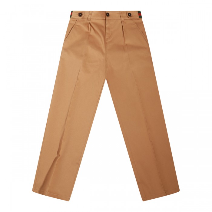 BEIGE COTTON PANTS
