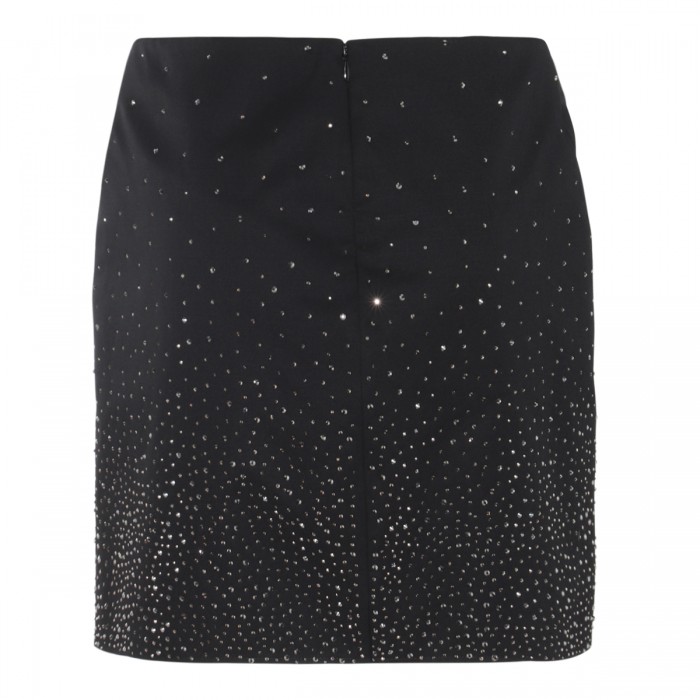 BLACK WOOL SKIRT 2