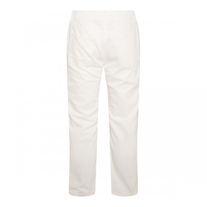 OFF WHITE COTTON JEANS 2