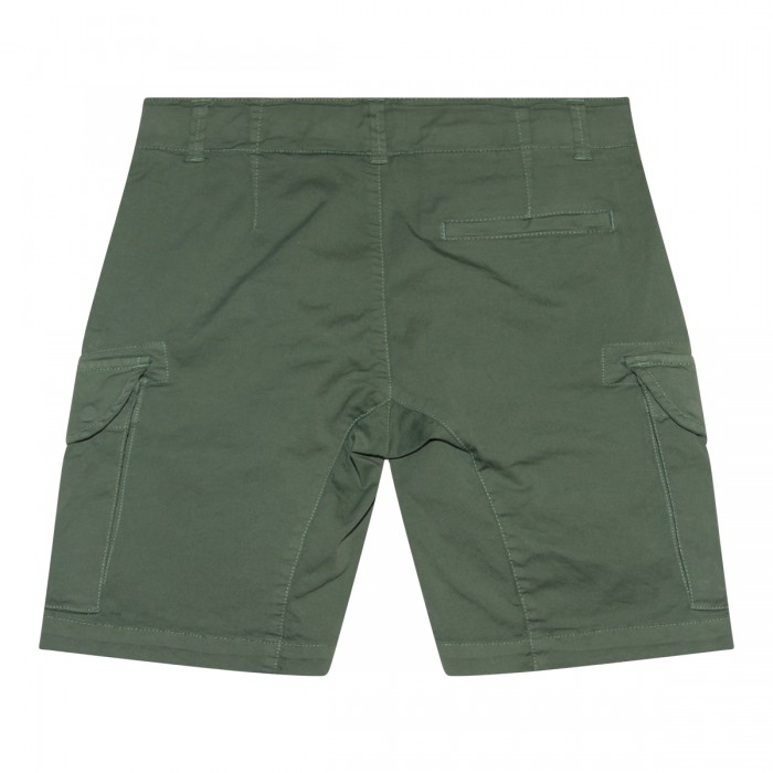 GREEN COTTON SHORTS 2