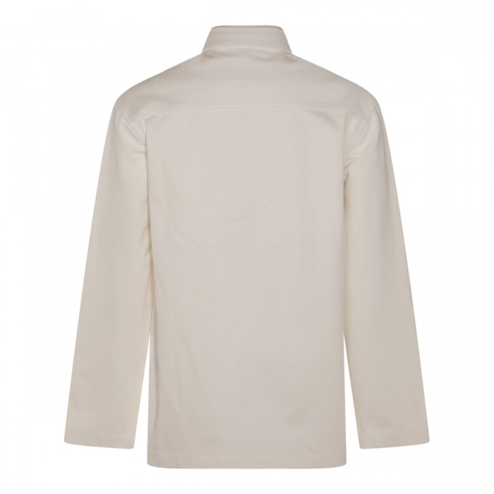 CREAM COTTON DENIM JACKET 2