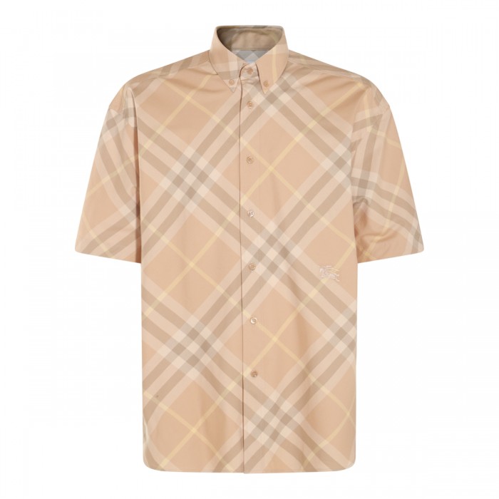 BEIGE COTTON T-SHIRT