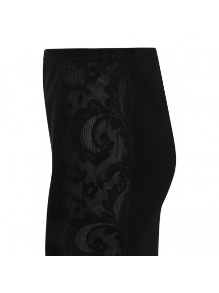 【関税＆送料込み】Versace Black Viscose Blend Skirt BLACK VISCOSE BLEND SKIRT