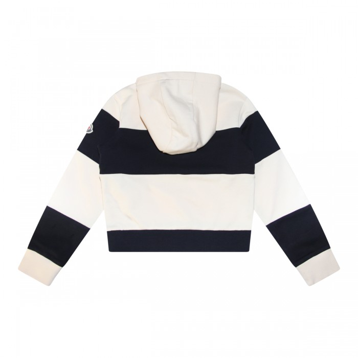 WHITE AND NAVY BLUE COTTON... 2