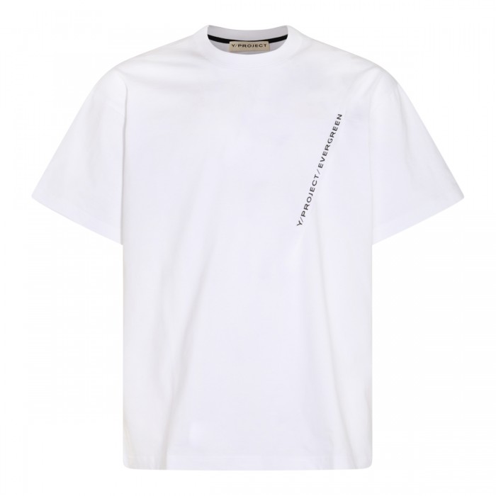 WHITE COTTON T-SHIRT