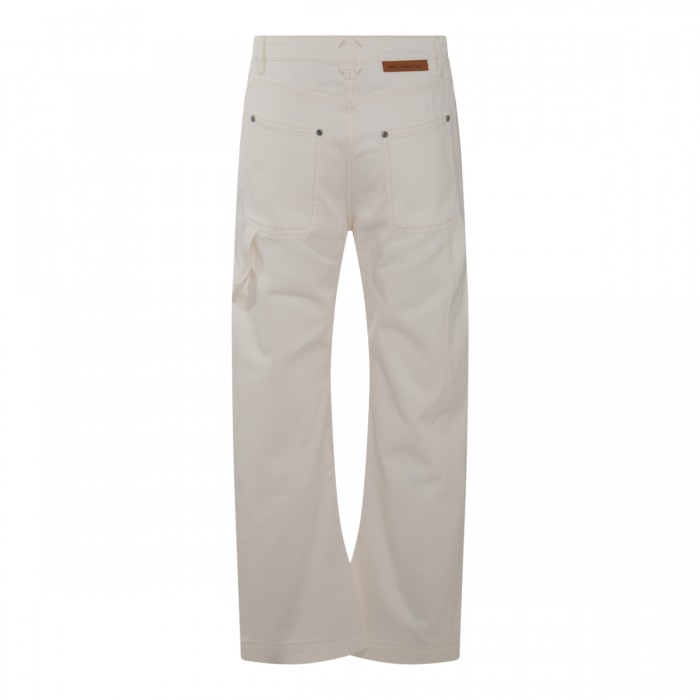 WHITE AND ECRU COTTON BLEND... 2