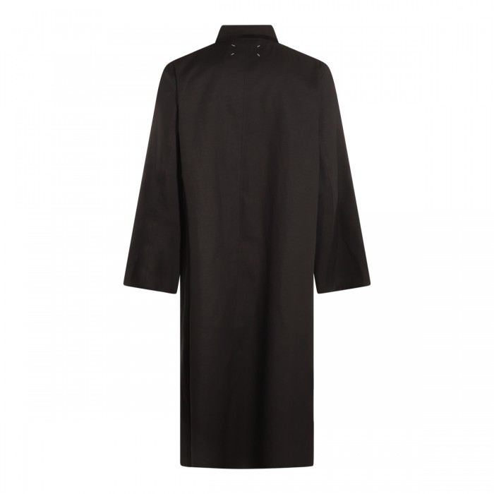 BLACK COTTON COAT 2