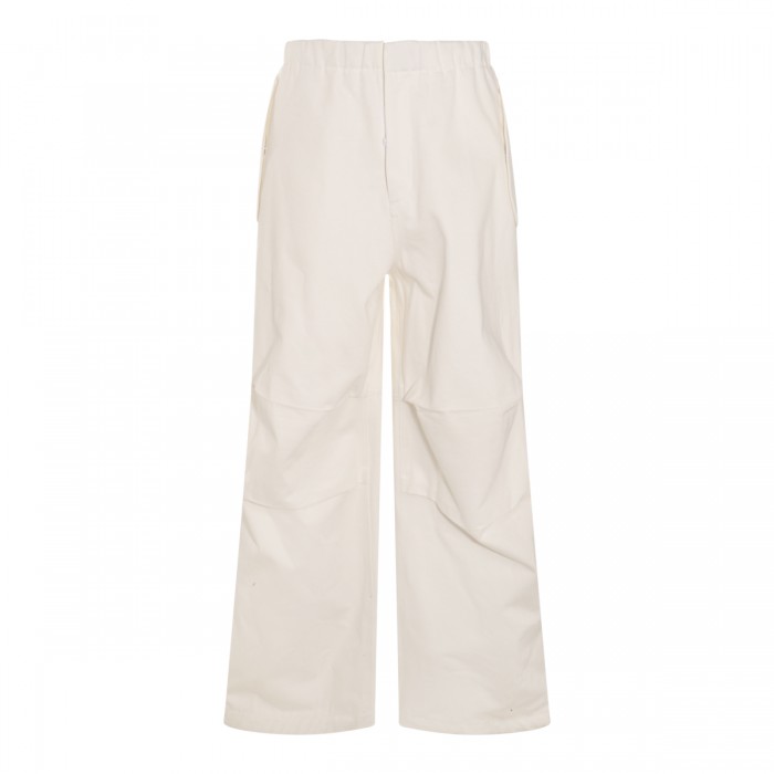 WHITE COTTON PANTS