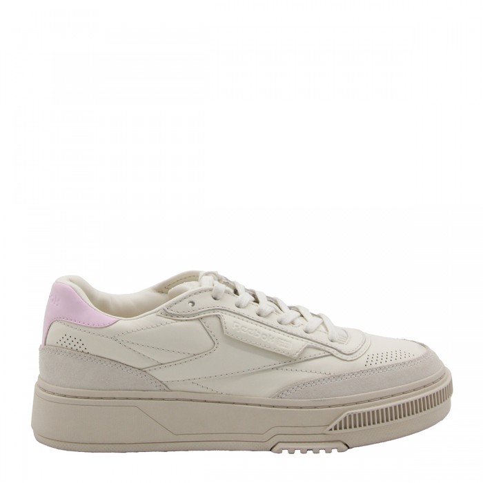WHITE AND PINK LEATHER C...