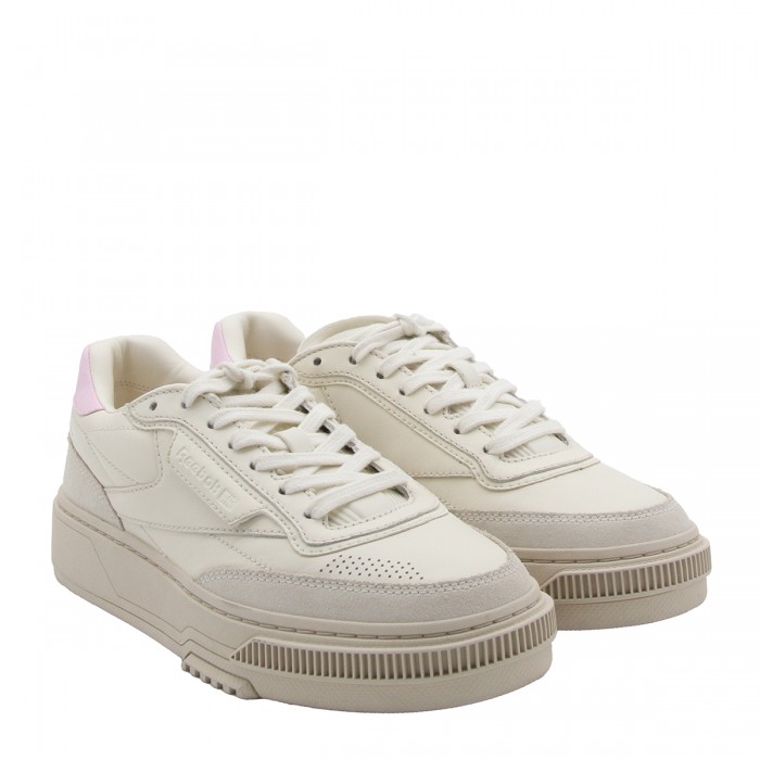 WHITE AND PINK LEATHER C... 2