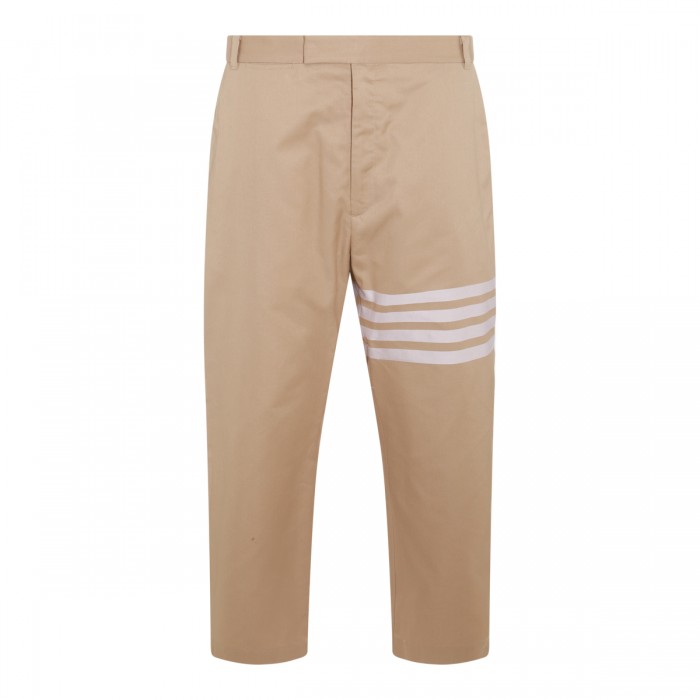 CAMEL COTTON PANTS