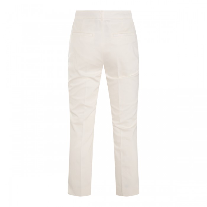 WHITE COTTON ETNA PANTS 2