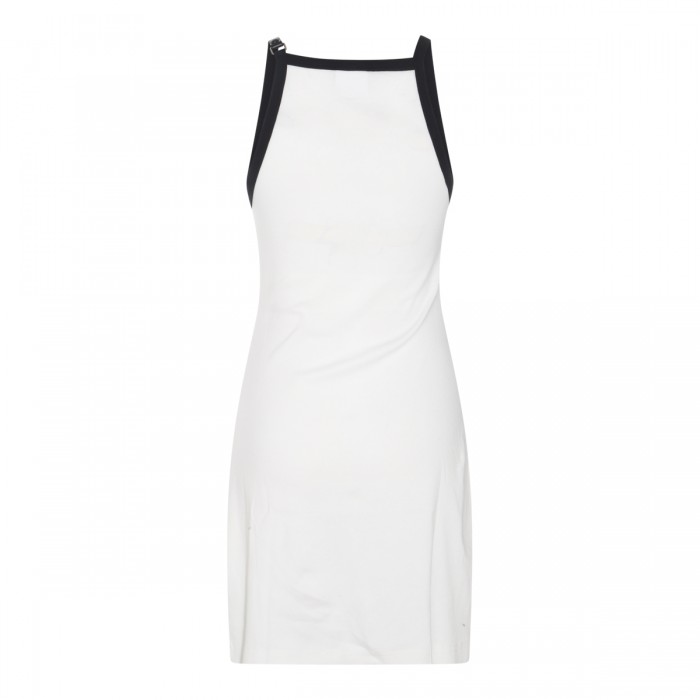 WHITE AND BLACK COTTON DRESS 2