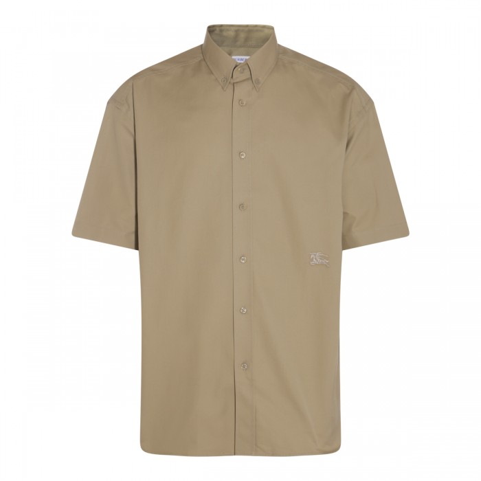 BEIGE COTTON SHIRT