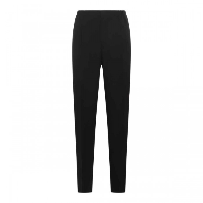 BLACK WOOL PANTS