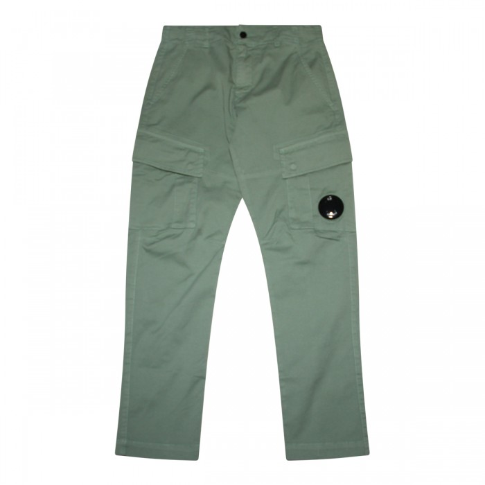 GREEN COTTON PANTS