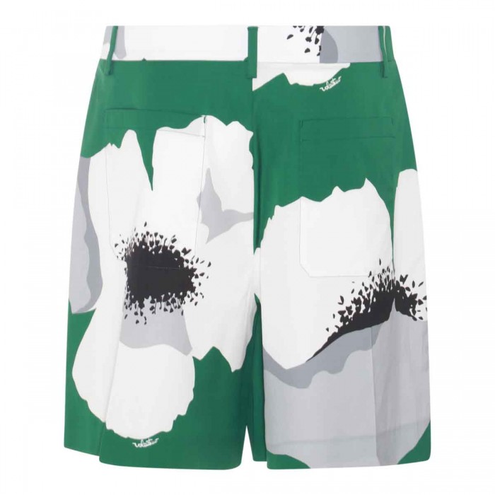 GREEN COTTON SHORTS 2