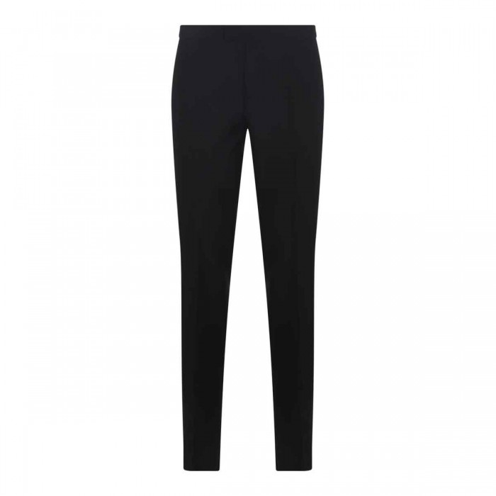 BLACK WOOL PANTS