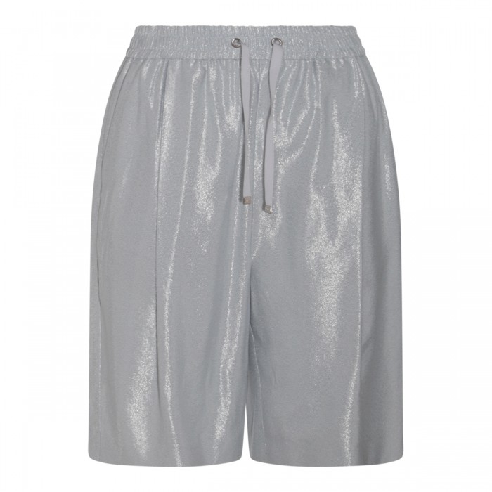GREY VISCOSE SHORTS