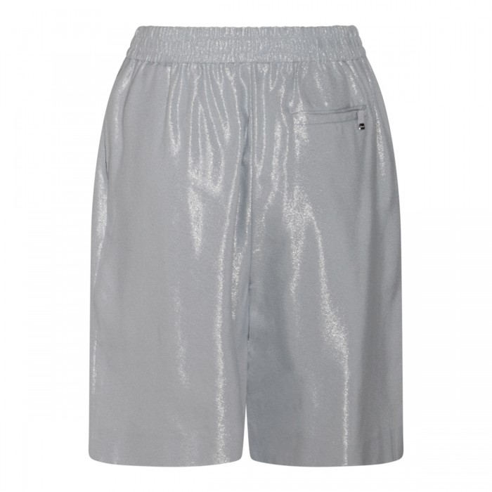 GREY VISCOSE SHORTS 2
