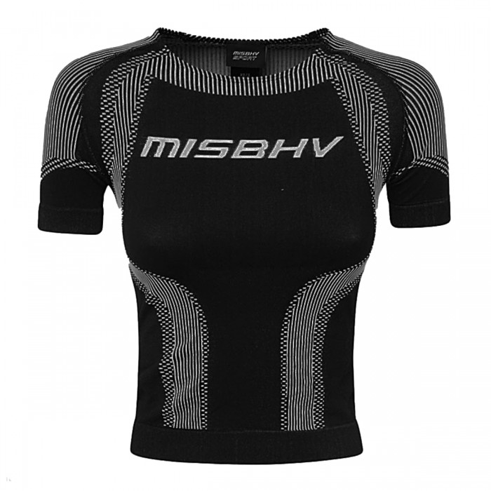 BLACK AND WHITE SPORT T-SHIRT