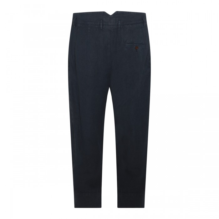 BLUE PANTS LINEN PANTS 2