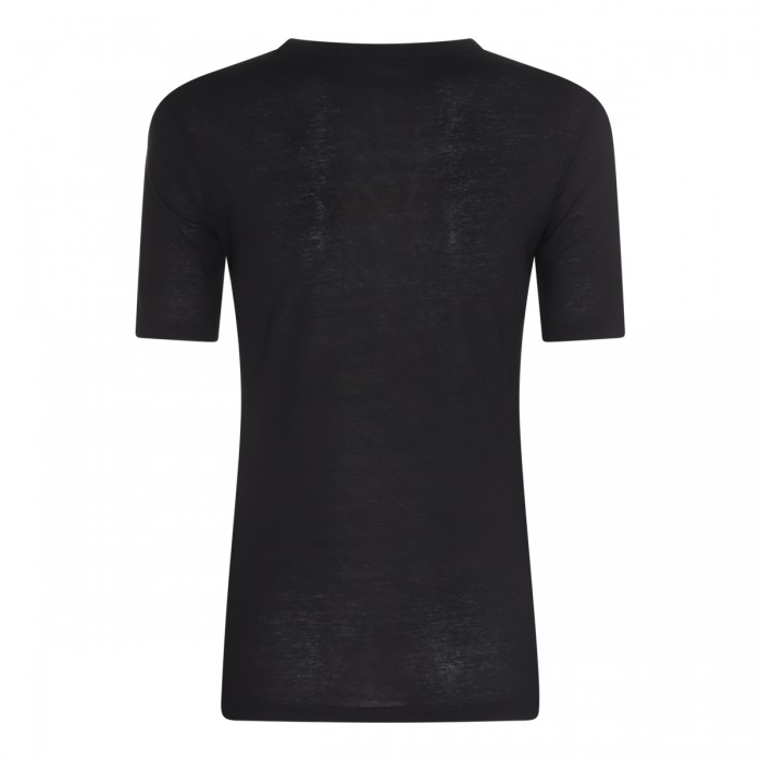 BLACK COTTON T-SHIRT 2