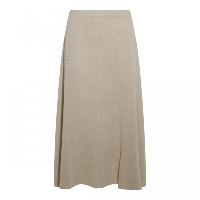 BEIGE LINEN SKIRT