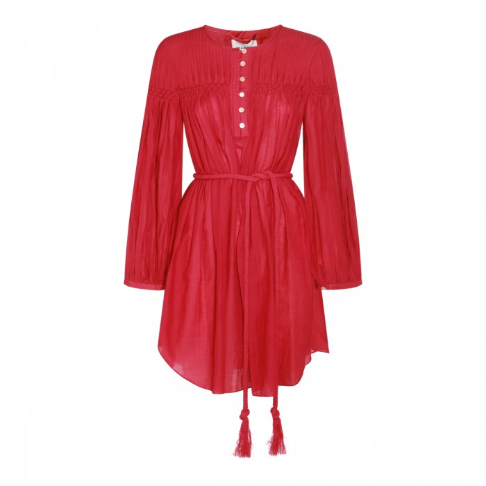 FUCSIA COTTON DRESS