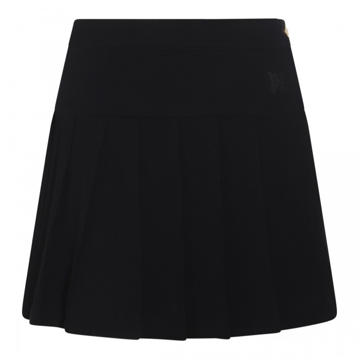 BLACK COTTON SKIRT