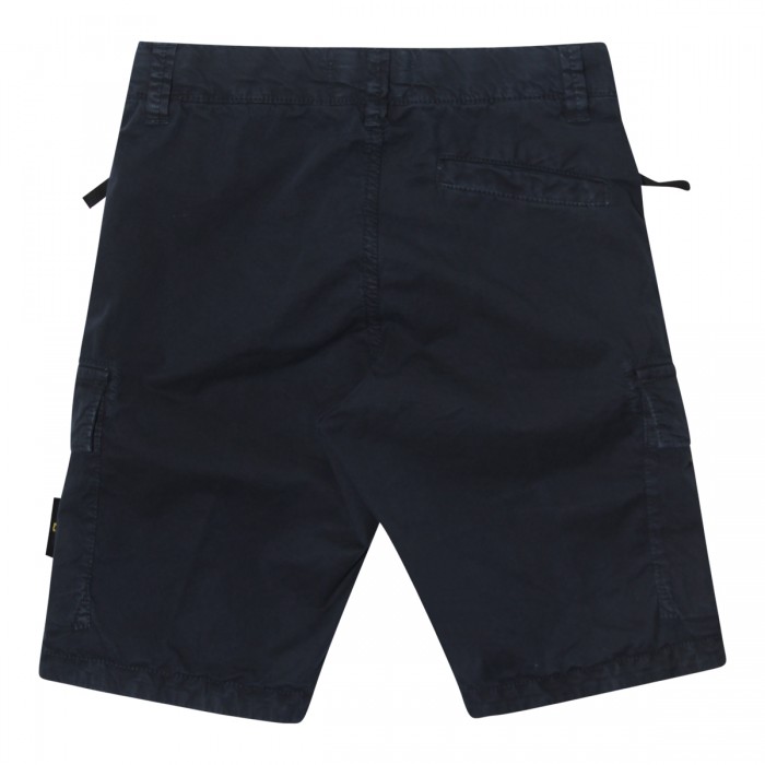 BLUE COTTON SHORTS 2