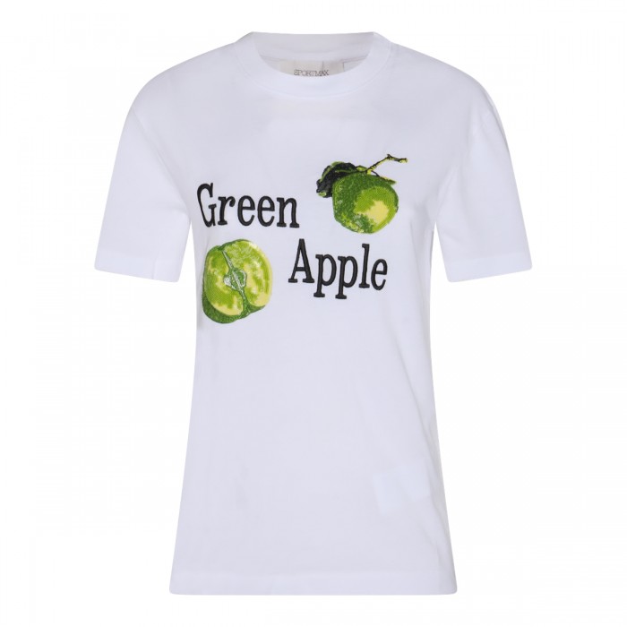 WHITE COTTON RENATA T-SHIRT