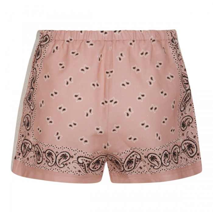 PINK LINEN SHORTS 2