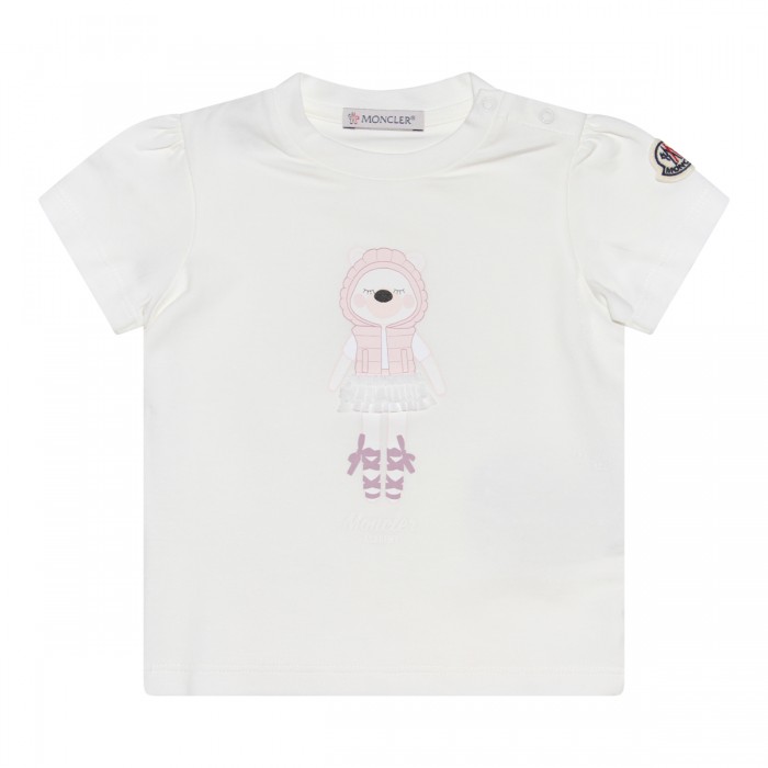 WHITE COTTON T-SHIRT