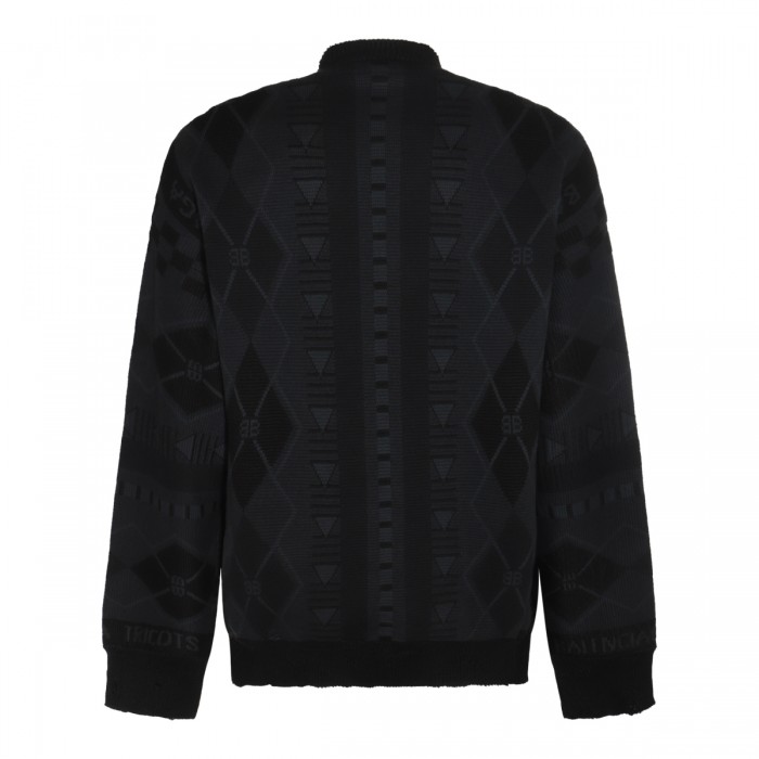 DARK GREY COTTON KNITWEAR 2
