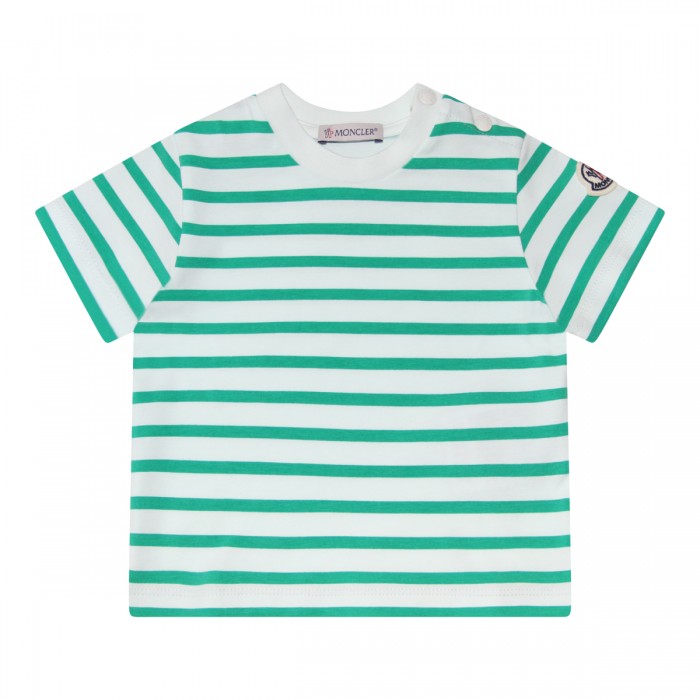WHITE AND GREEN COTTON...