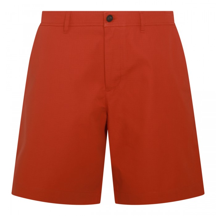 RED COTTON SHORTS