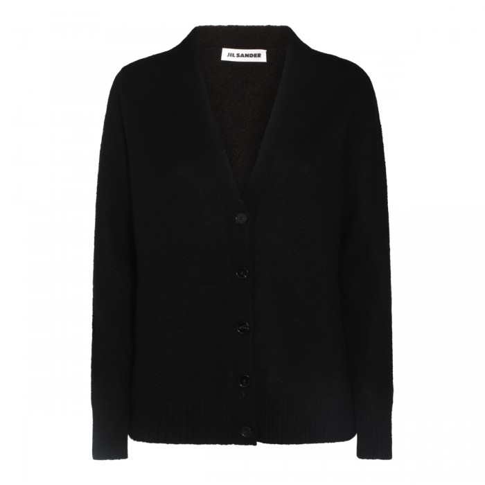 BLACK WOOL KNITWEAR