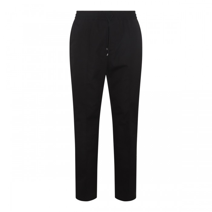 BLACK WOOL PANTS