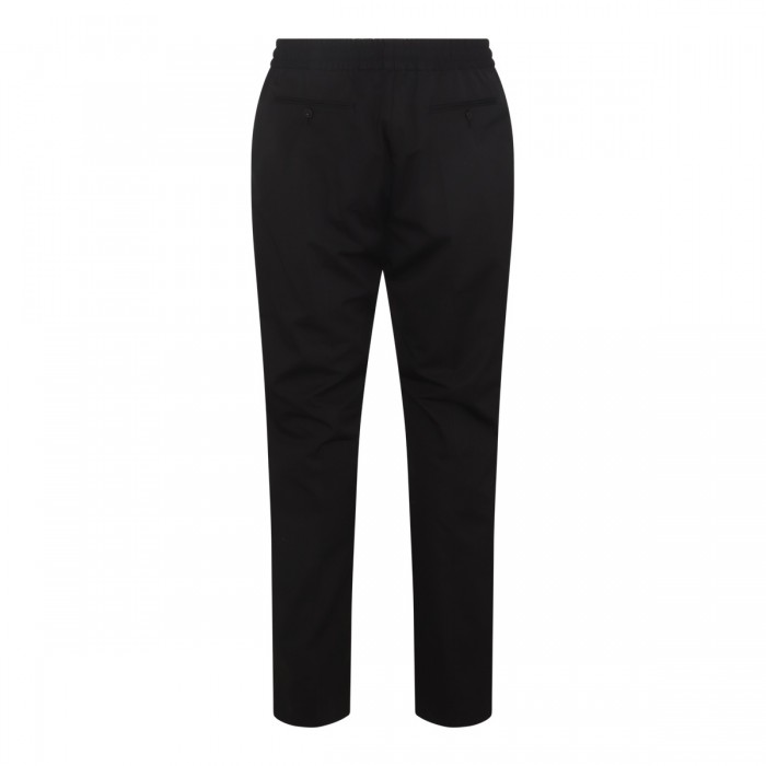 BLACK WOOL PANTS 2