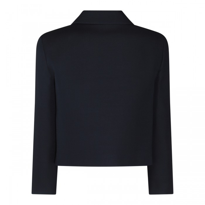 NAVY BLUE WOOL BLAZER 2